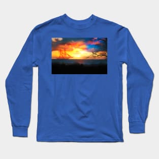 Fiery Sunset Long Sleeve T-Shirt